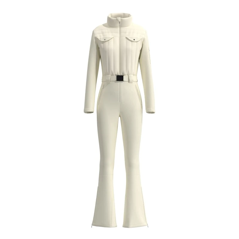 White One-Piece Ski Suit7 White One-Piece Ski Suit7